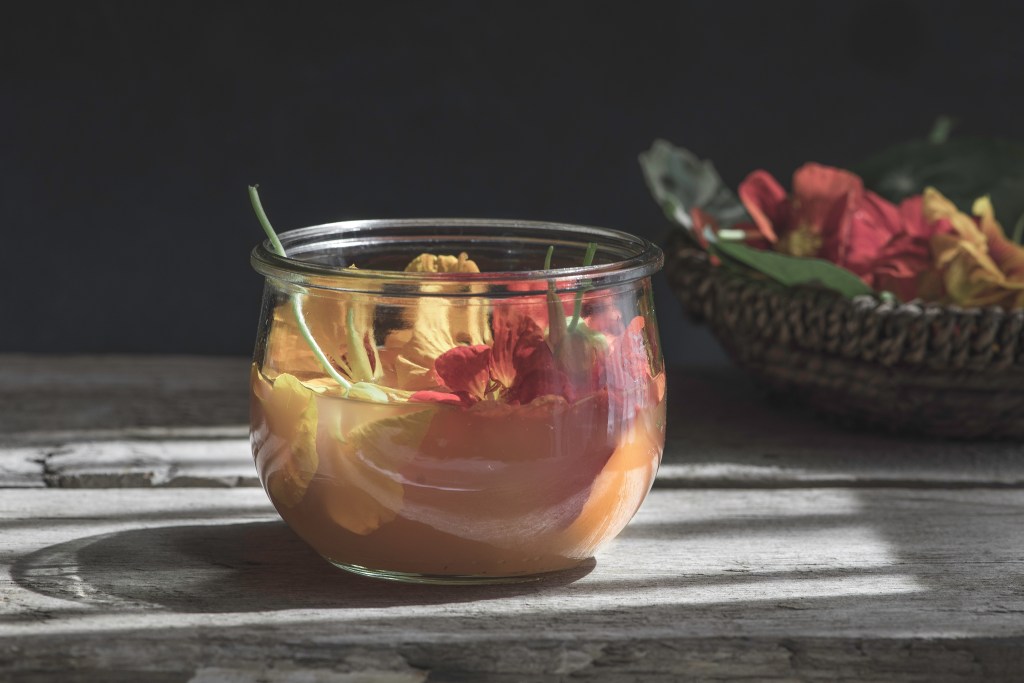 Floral and herbal&nbsp;vinegar